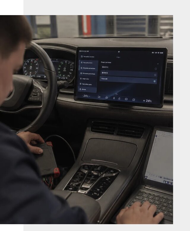Русификация автомобиля BYD HAN для эксплуатации в Печоре